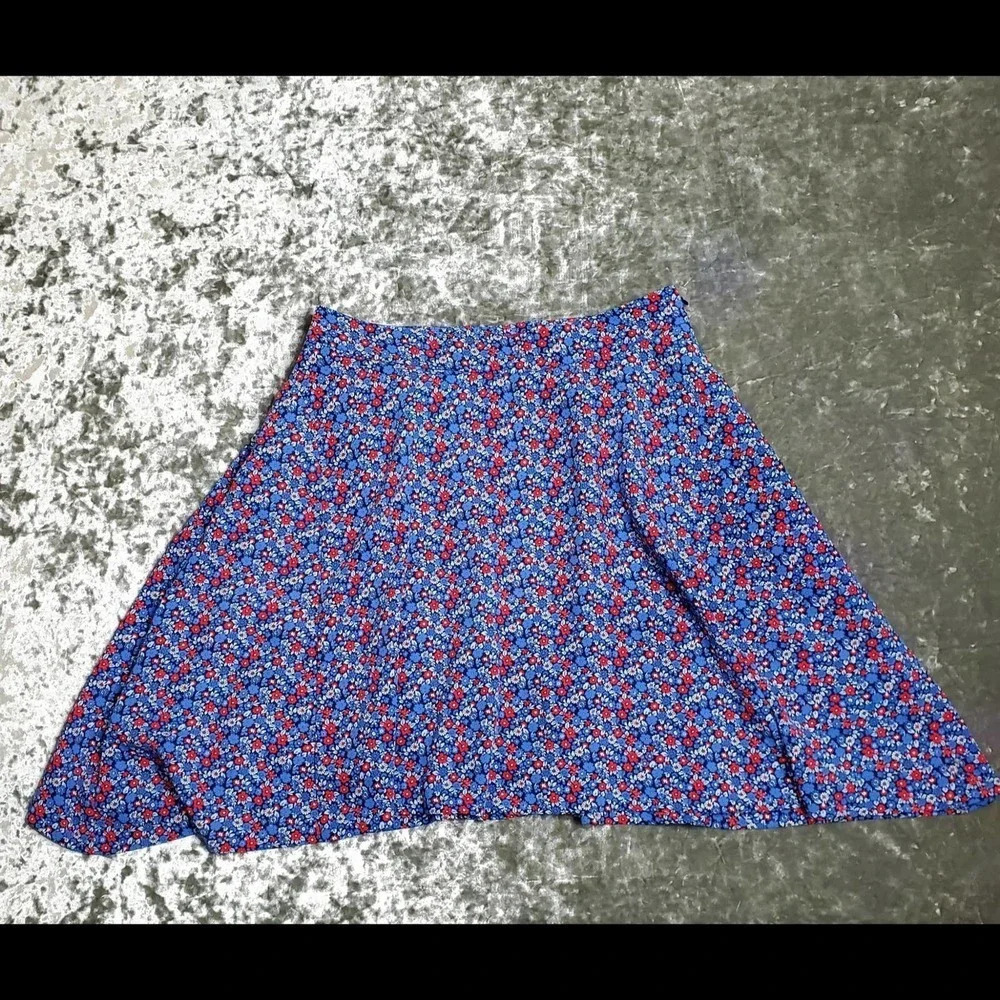 Tommy Hilfiger Blue/Red‎ Floral Skirt